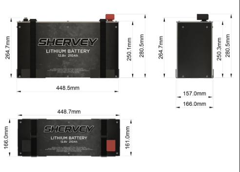 Shervey Lithium Battery 12v 210ah