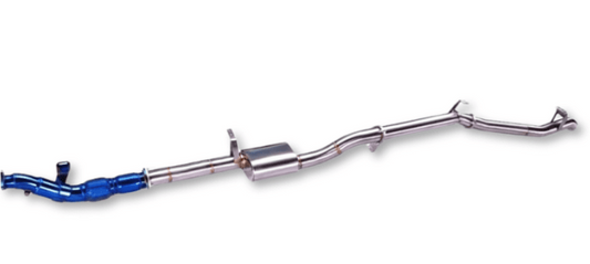 Torqit -Toyota Landcruiser 79 Series Dual Cab 3.5″ Single Exit Exhaust