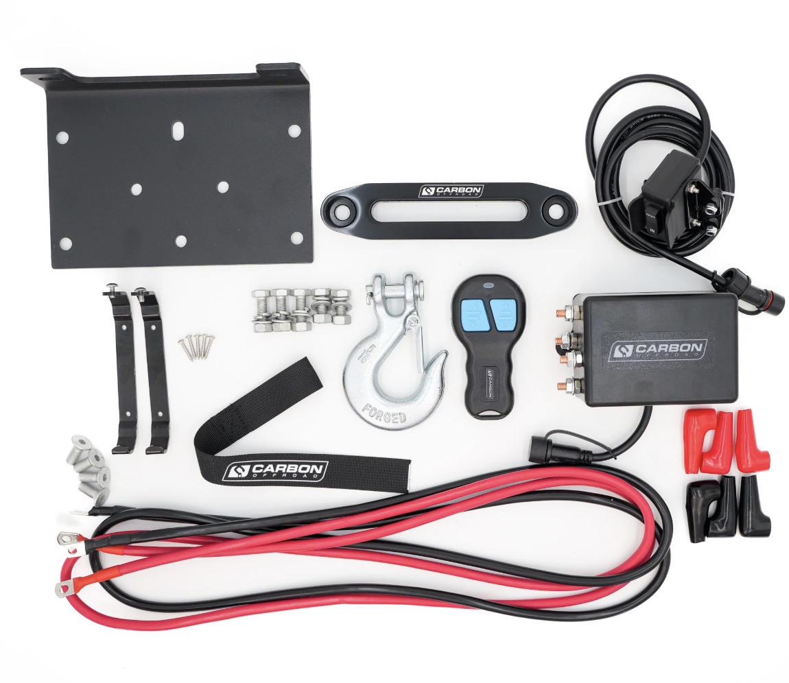 Carbon 4.5k 4500lb ATV/Trailer Winch