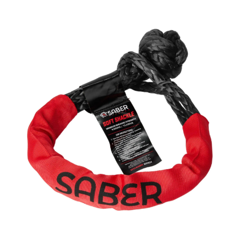 Saber Offroad 6,000kg Soft Shackle with Protective Sheath