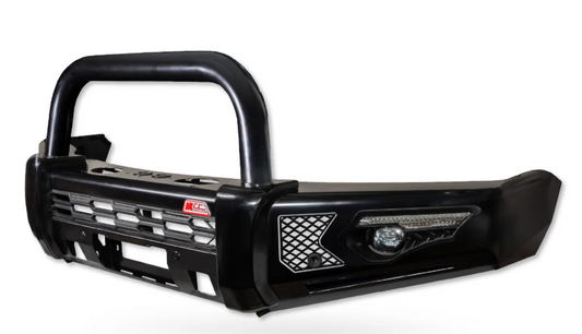 Land Cruiser 300 Series 2022 On 808 01 Phoenix Bull Bar Single Black Loop Package