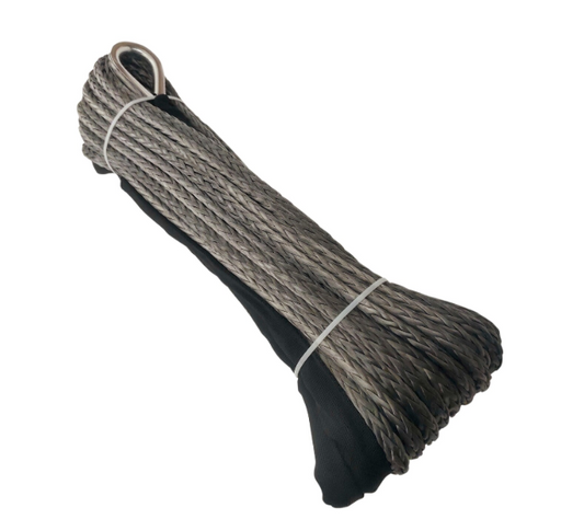 Runva Synthetic Winch Rope - 25M x 12MM (GREY)