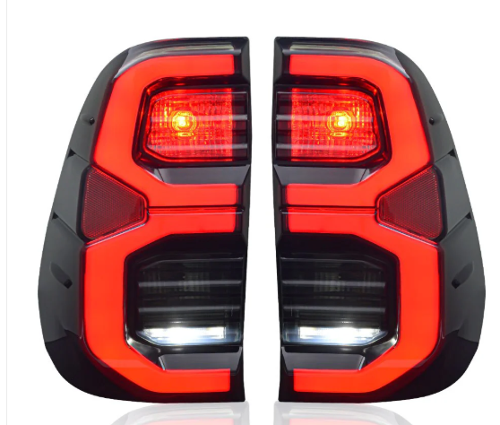 LED Tail-Lights Suitable For Toyota Hilux 2015 - Now | Blacked Out V3