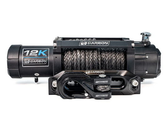 Carbon 12K - 12000lb Winch V3X with MegaPro Hook