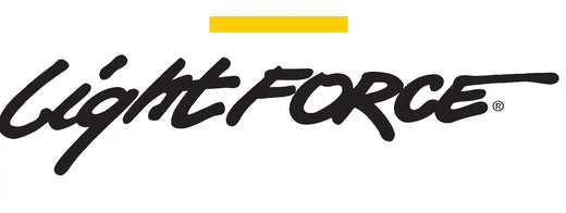 Black ’Light FORCE’ logo with a yellow bar above.
