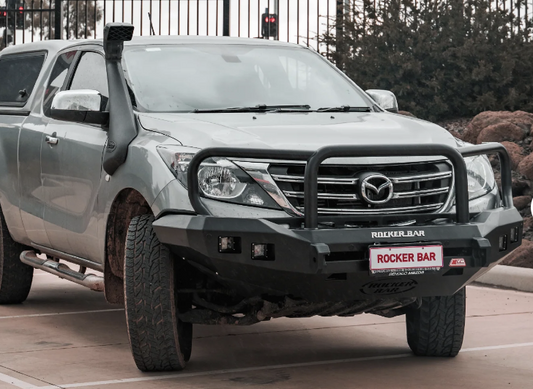 BT50 UP UR 2012 2020 078 02SQ Rocker Bull Bar Triple Loops Package
